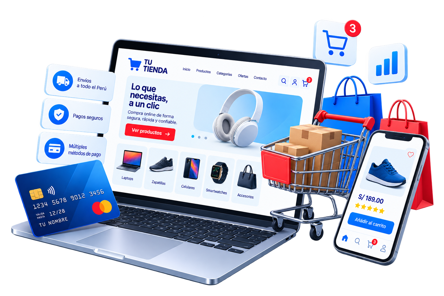 Tiendas virtuales y Ecommerce