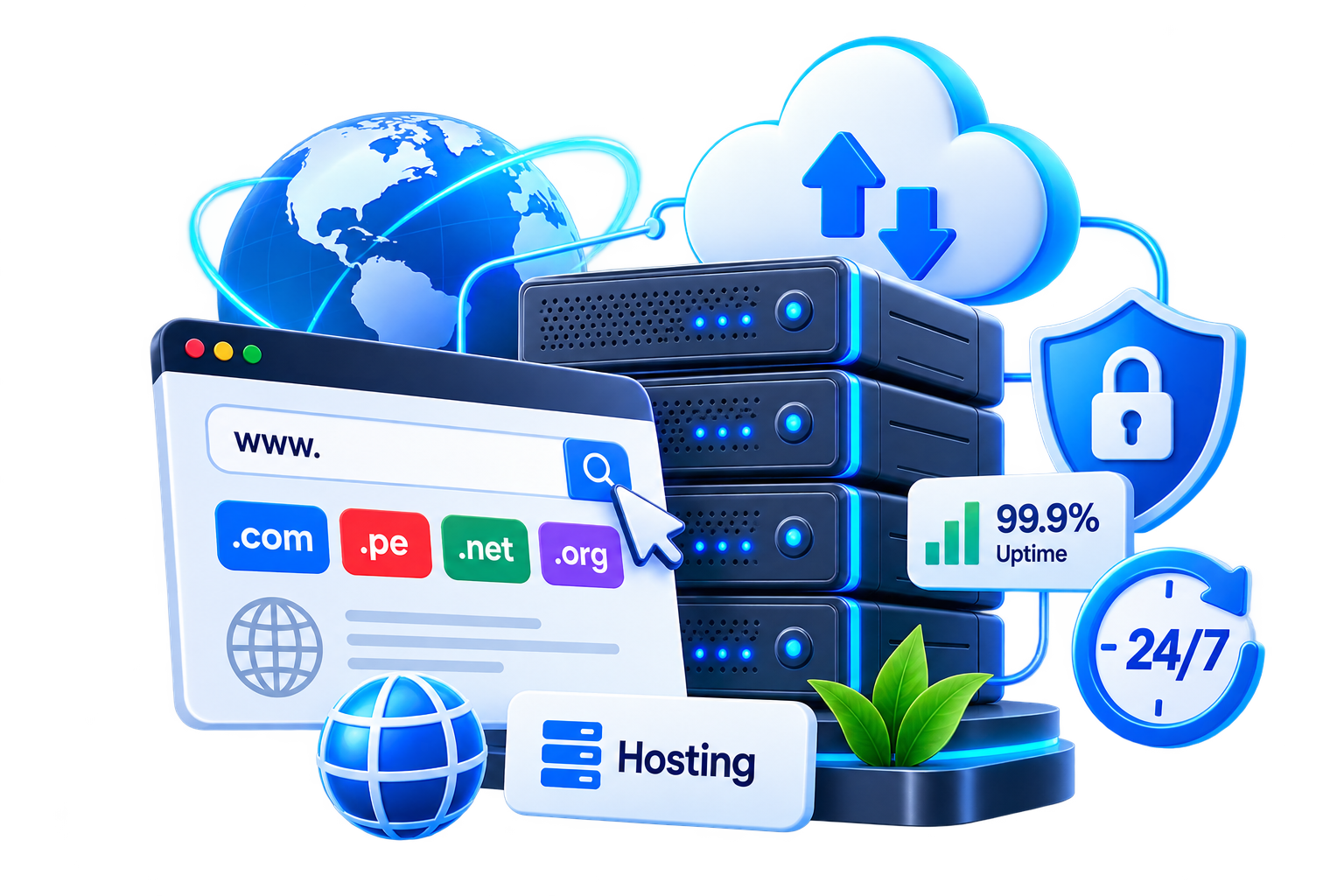 Hosting y dominio