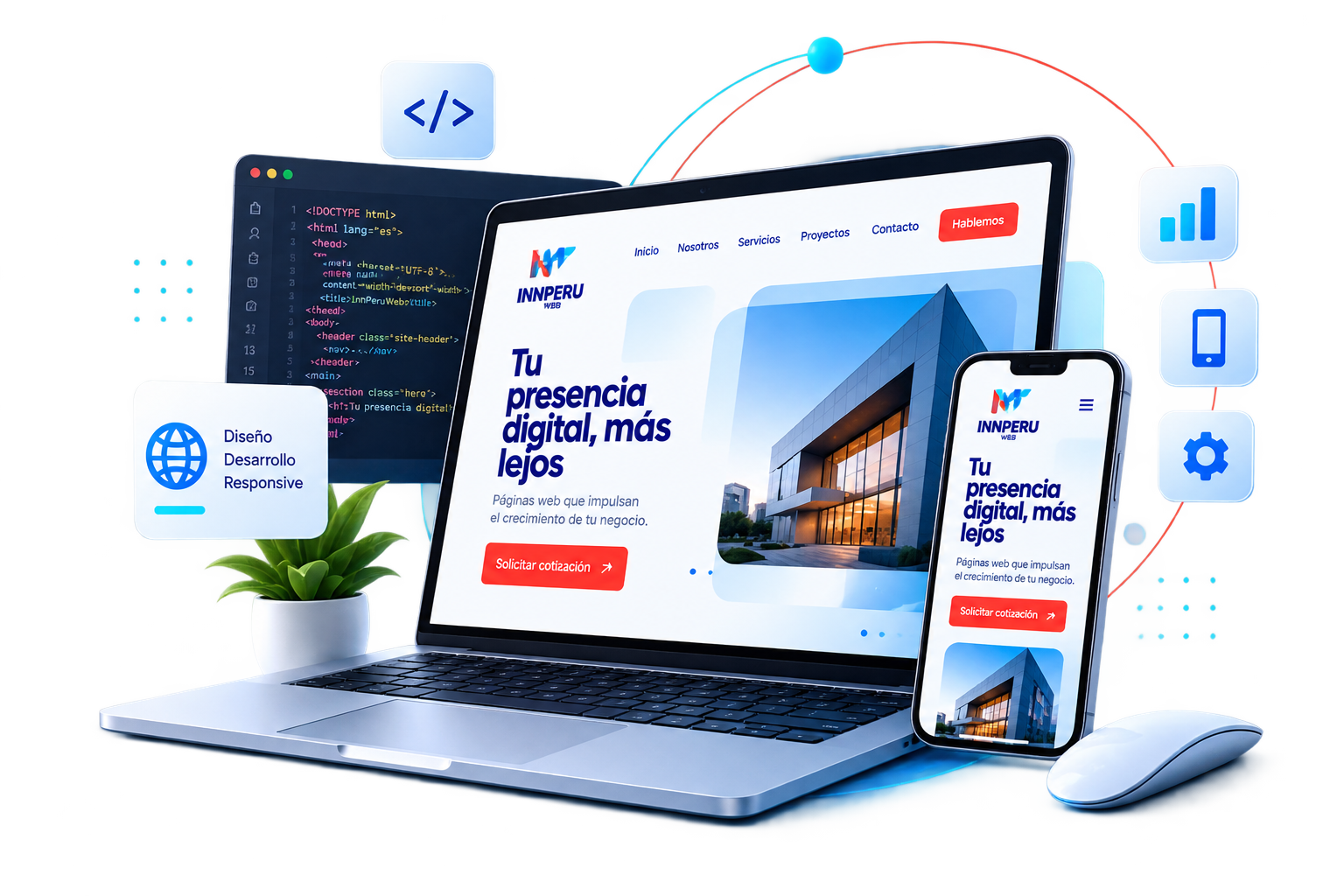 Diseño y desarrollo de páginas web
